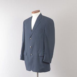 Jack Victor Parsow's Men's Coat Blazer 100% Wool Charcoal Gray 43R